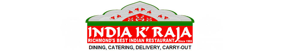 Eating Indian at India K' Raja Restaurant restaurant in Henrico, VA.